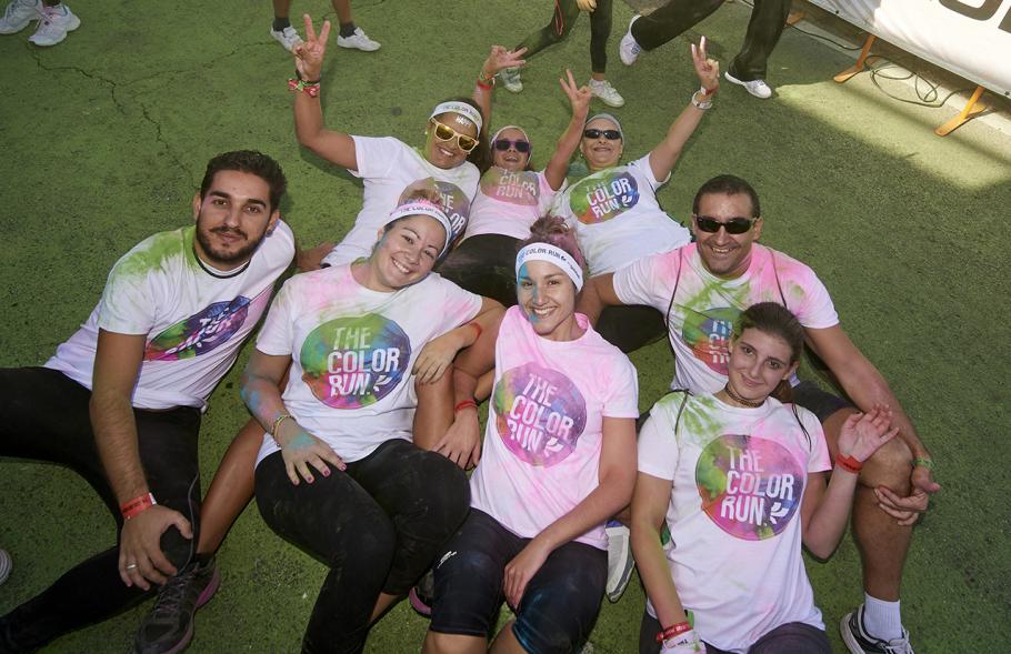 Carrera Color Run - Imagen participantes en la carrera.