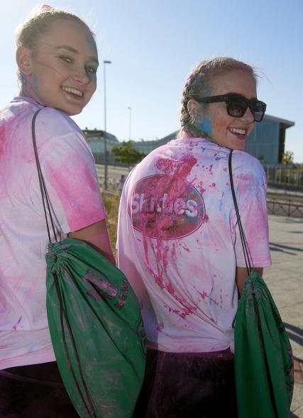 Carrera Color Run - Imagen participantes en la carrera.