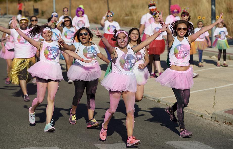 Carrera Color Run - Imagen participantes en la carrera.