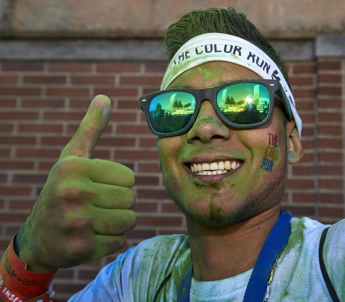 Carrera Color Run - Imagen participante en la carrera.
