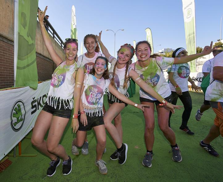 Carrera Color Run - Imagen participantes en la carrera.