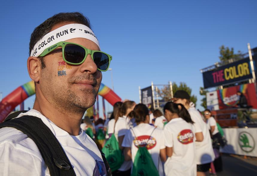 Carrera Color Run - Imagen participantes en la carrera.