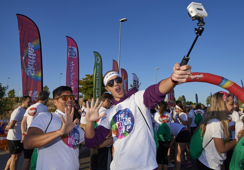 Carrera Color Run - Imagen participantes en la carrera.