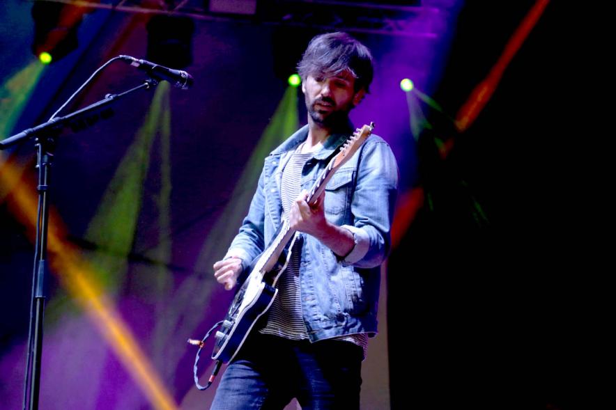 David Otero "El Pescao" durante la actuación 