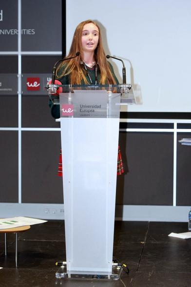 Primer Concurso de Debate Alcobendas - Universidad Europea de Madrid - Panorámica de los participantes y asistentes.