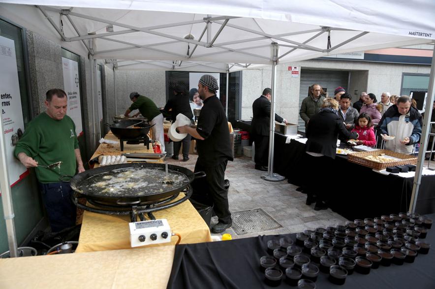 Fiestas Virgen de la Paz 2019 - Degustación de Migas y Gachas - Imagen de las cocinas habilitadas  para hacer las migas y las gachas.