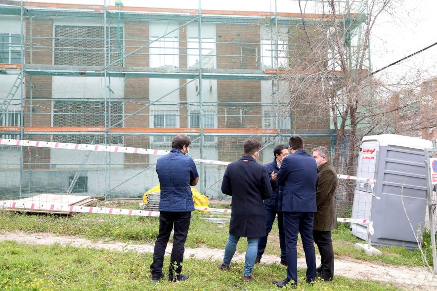 Visita Demolición Edificio Calle Marqués de la Valdavia 47 -2021