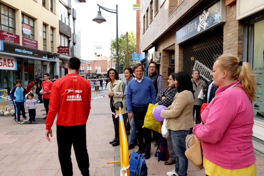 Delegación municipal disfrutando durante el evento