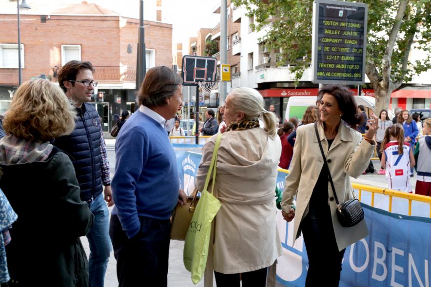 Delegación municipal durante el evento