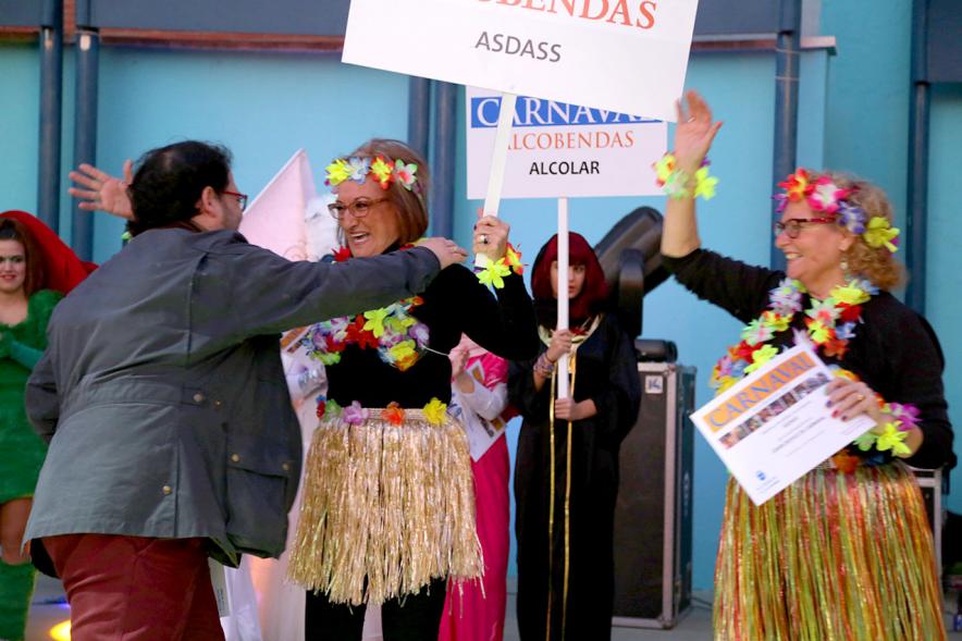 Desfile de Carnaval 2017 -  Saludos con los premiados.