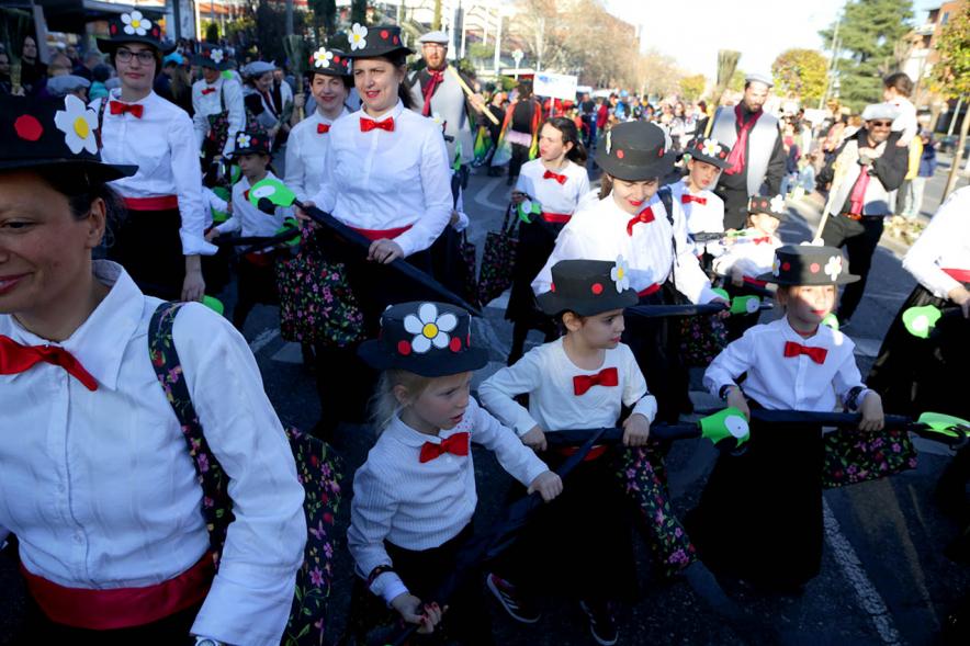 Desfile de Carnaval 2019 - Imagen de uno de los grupos participantes en el desfile de carnaval.