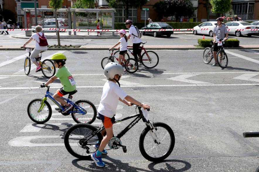 Día de la Bicicleta - Los corredores infantiles.