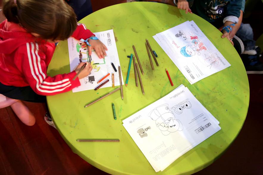 Día de la Infancia 2016 en La Esfera - Imagen de los dibujos coloreados por los niños.