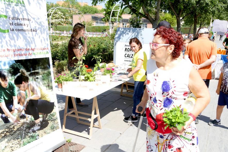 Día del Medio Ambiente y Actividades de Mayores en el Arroyo de la Vega - Imagen del público mirando las diferentes actividades.