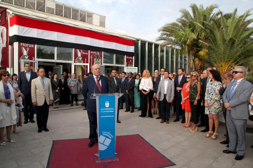 Día de Egipto en el Invernadero del Arroyo de La Vega - Discurso de las autoridades egipcias.