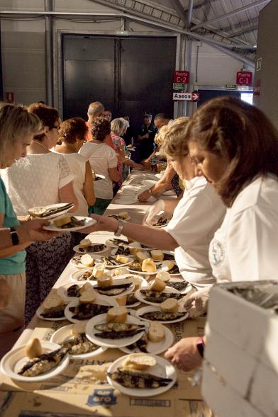 Celebración del Día de Galicia 2017 - Mesa degustación de los productos típicos.