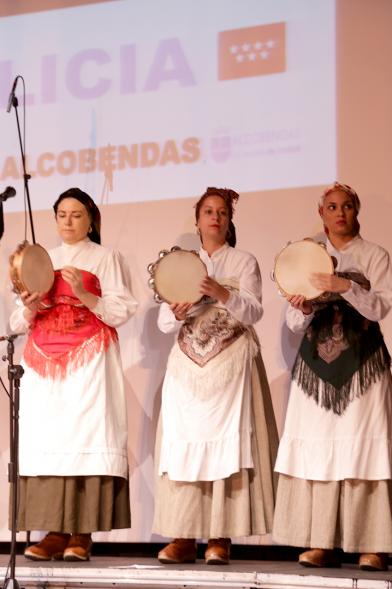 Día de Galicia 2016 -   Musicos en el escenario.