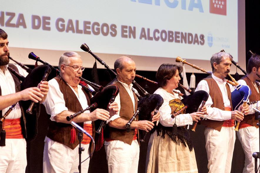 Celebración del Día de Galicia 2017 - Grupo de gaiteros.