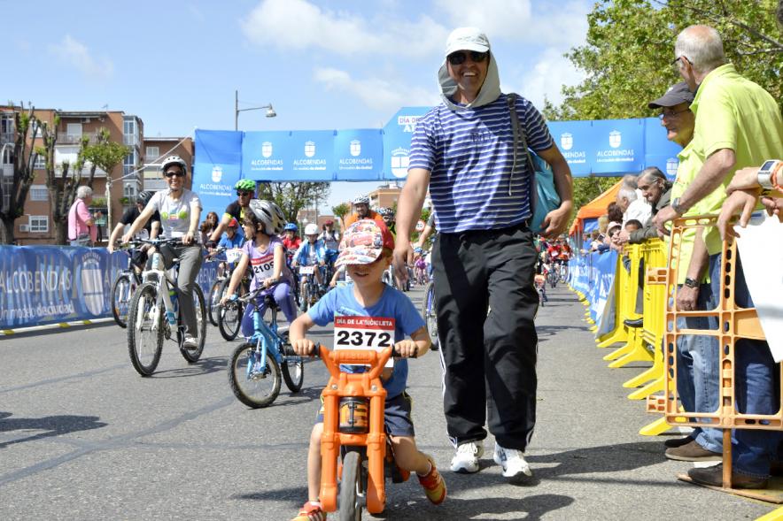 Participantes durante la carrera