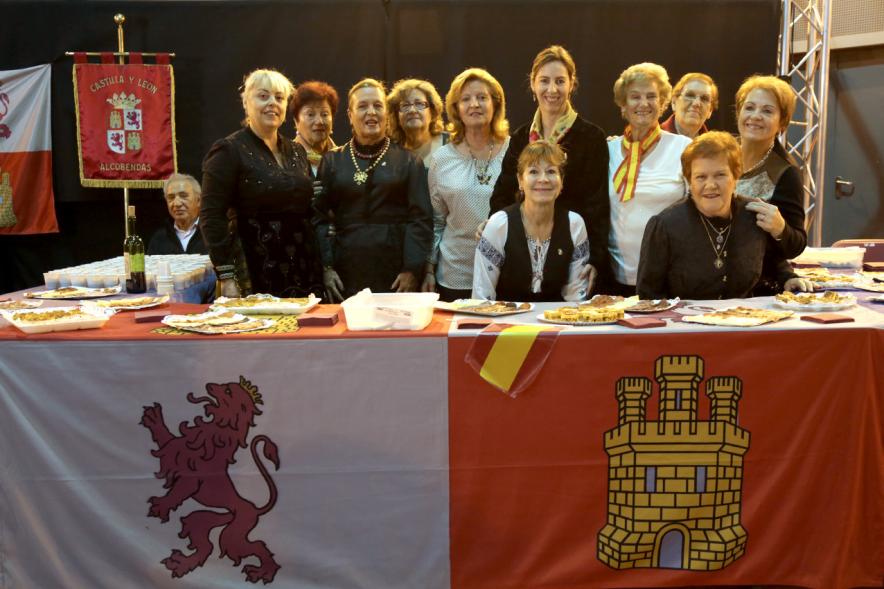 Detalle puesto de la casa regional de Castilla León durante el cocktail