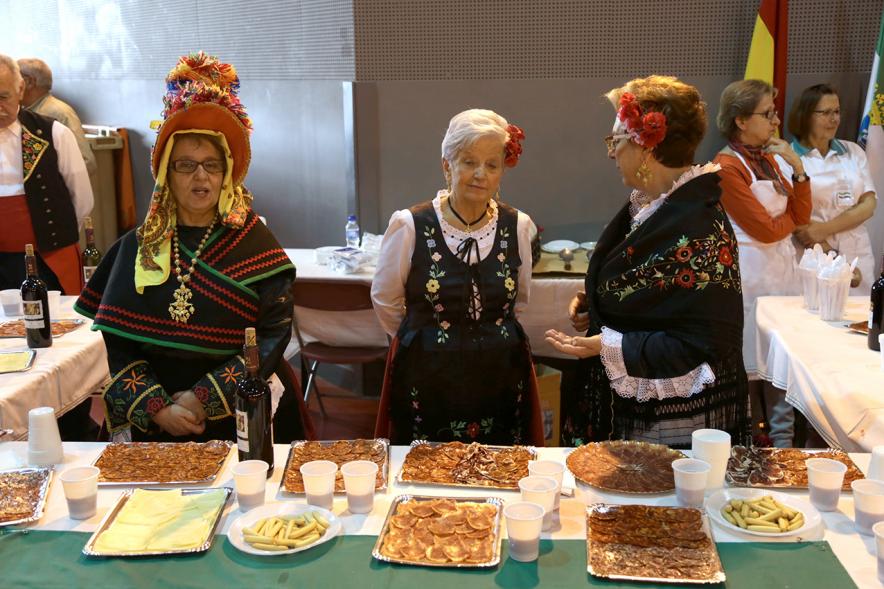 Detalle puesto de la casa regional de Aragón durante el cocktail