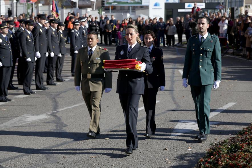 Llegada de la bandera