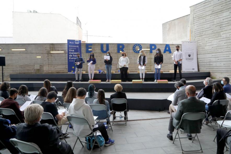 Alumnos participantes . Celebración Día de Europa en el Centro de Arte 2021