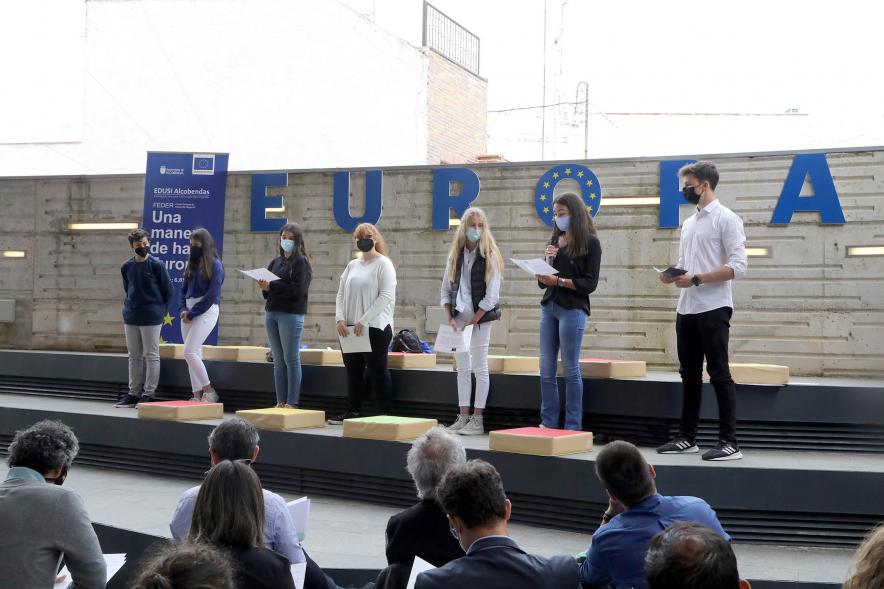 Alumnos oponentes. Celebración Día de Europa en el Centro de Arte - 2021