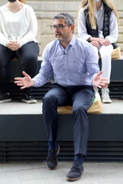 Alcalde Rafael Sánchez. Celebración Día de Europa en el Centro de Arte - 2021