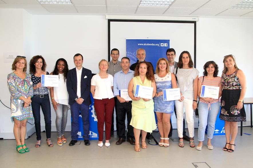 Entrega de Diplomas Curso de Formación para PYMES -  Grupo de los diplomados.