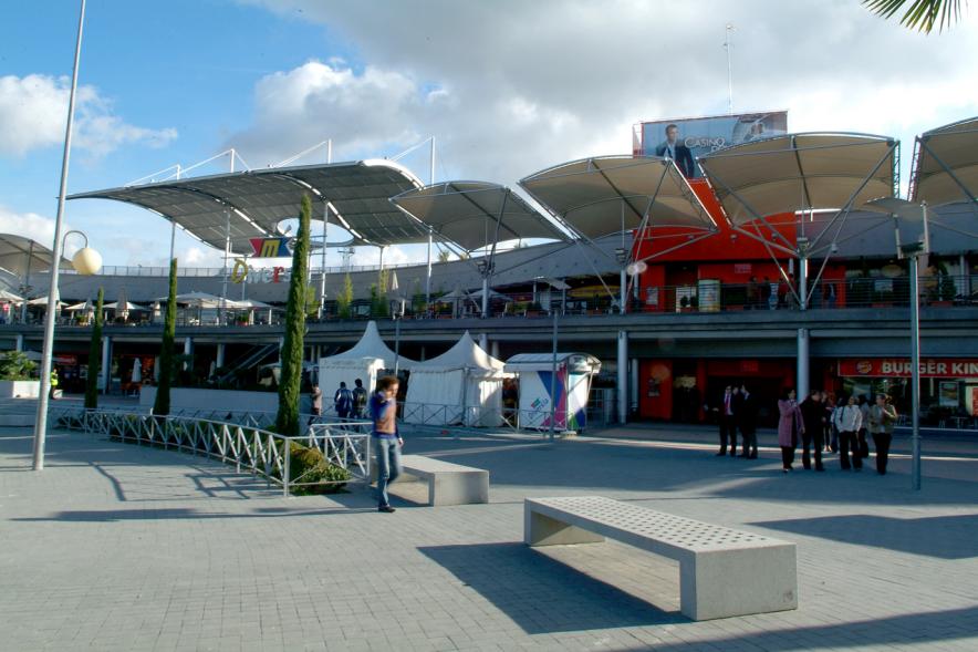 Detalle del centro de ocio Diversia en alcobendas