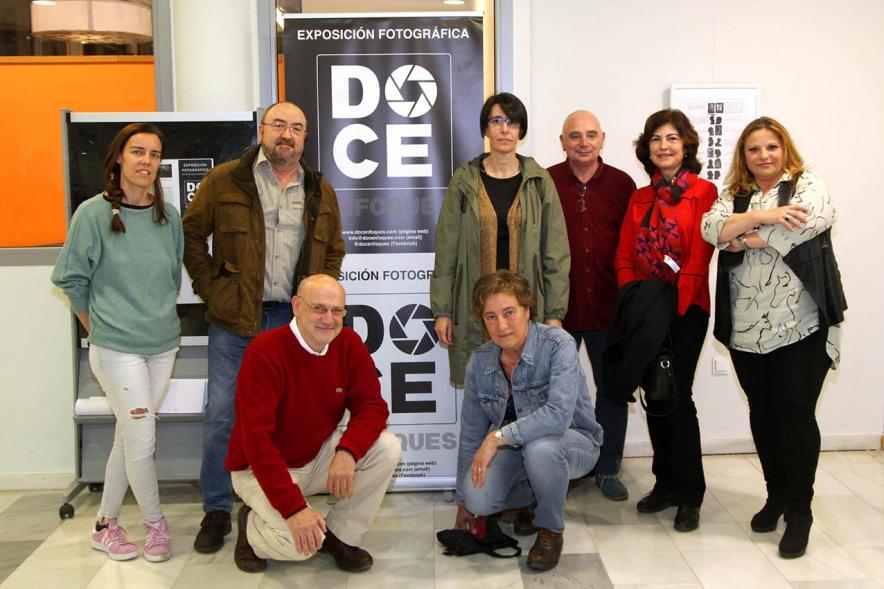 Fotógrafos Participantes. Inauguración Exposición Docenfoques en C.D. Valdelasfuentes - 2020