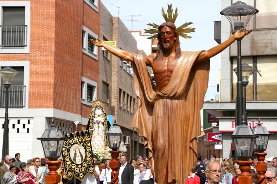 Semana Santa 2017 - Procesión de Domingo de Resurrección - El paso de Jesús.