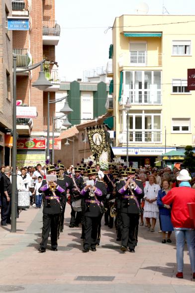 Semana Santa 2017 - Procesión de Domingo de Resurrección - La banda de música.