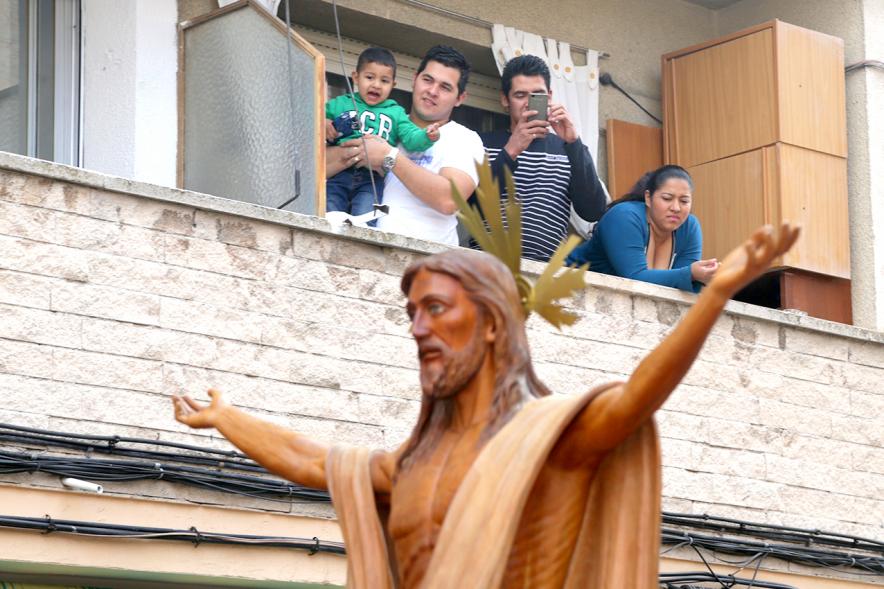 Semana Santa 2017 - Procesión de Domingo de Resurrección - El paso de Jesús.
