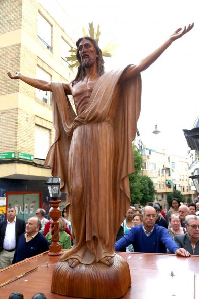 Semana Santa 2017 - Procesión de Domingo de Resurrección -   El paso de Jesús.