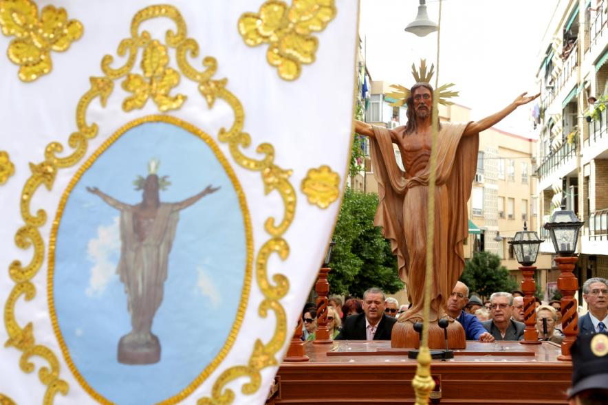 Semana Santa 2017 - Procesión de Domingo de Resurrección - El paso de Jesús.