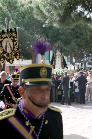 Semana Santa 2017 - Procesión de Domingo de Resurrección -  La banda y los estandartes.