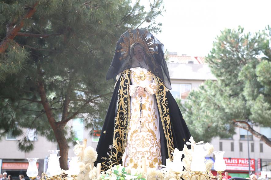 Semana Santa 2017 - Procesión de Domingo de Resurrección - El paso de la Virgen.