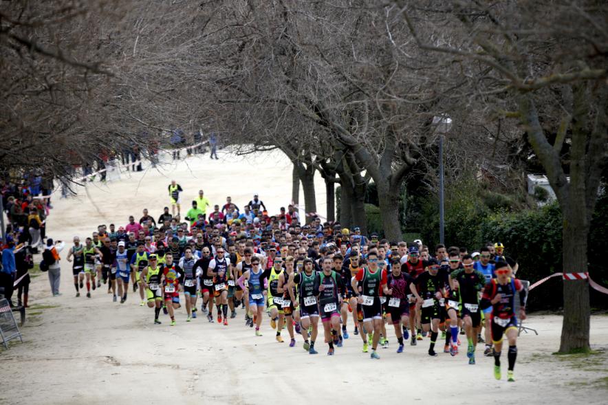 Duatlón Villa de Alcobendas 2017 - Imagen de los corredores en un momento de la prueba.