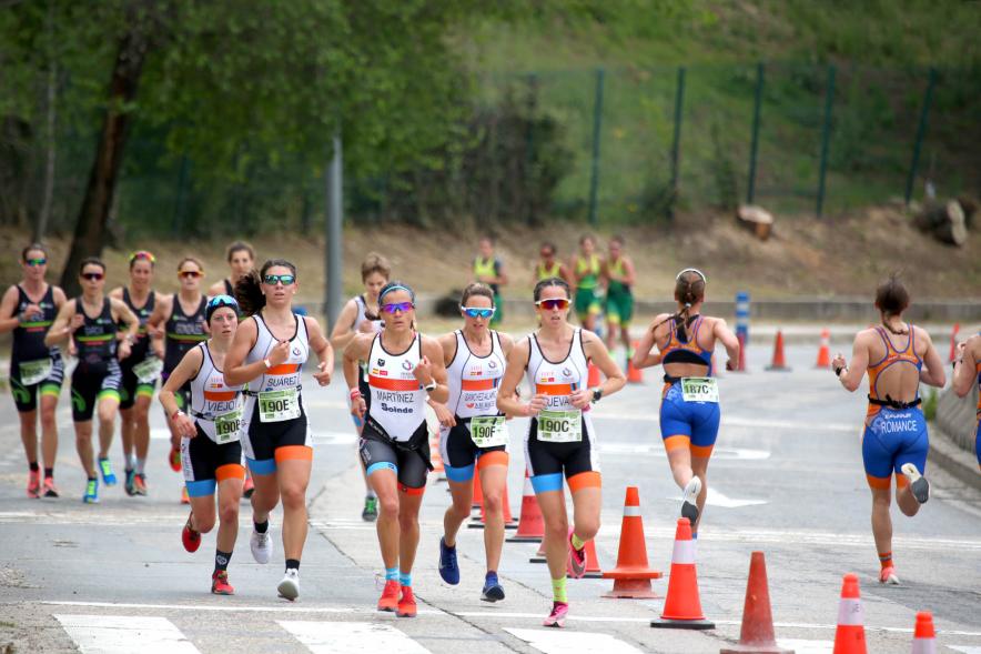 Campeonato de España de Duatlón - Imagen de un momento de la carrera.