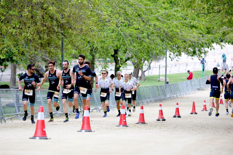 Campeonato de España de Duatlón - Imagen de un momento de la carrera.