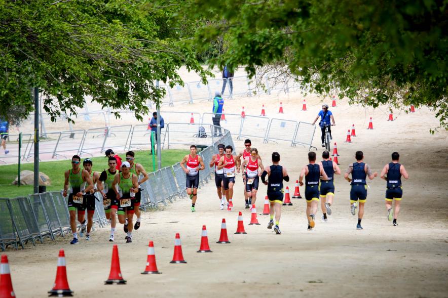 Campeonato de España de Duatlón - Imagen de un momento de la carrera.