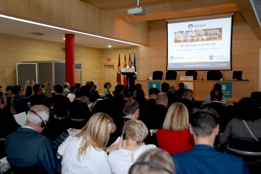 Foro EFQM #GoodPracticeAlcobendas - Imagen lateral del evento.