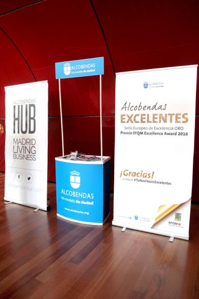 Foro EFQM 2017 en el Reina Sofía - Imagen del Photohall de la entrada al evento.