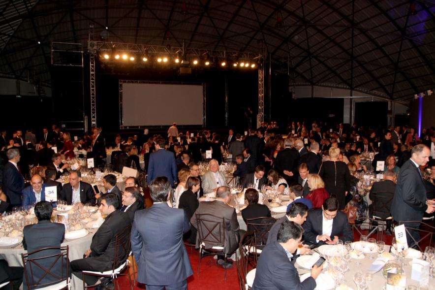 Cena e Inicio EFQM Awards 2017 - Imagen panorámica del público aistente a la cena.