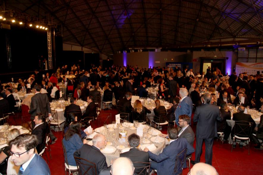 Cena e Inicio EFQM Awards 2017 - Imagen panorámica del público aistente a la cena.
