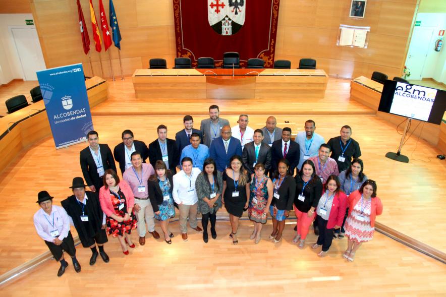 Recepción Alumnos 3ª Edición EGME - Cenital del grupo.