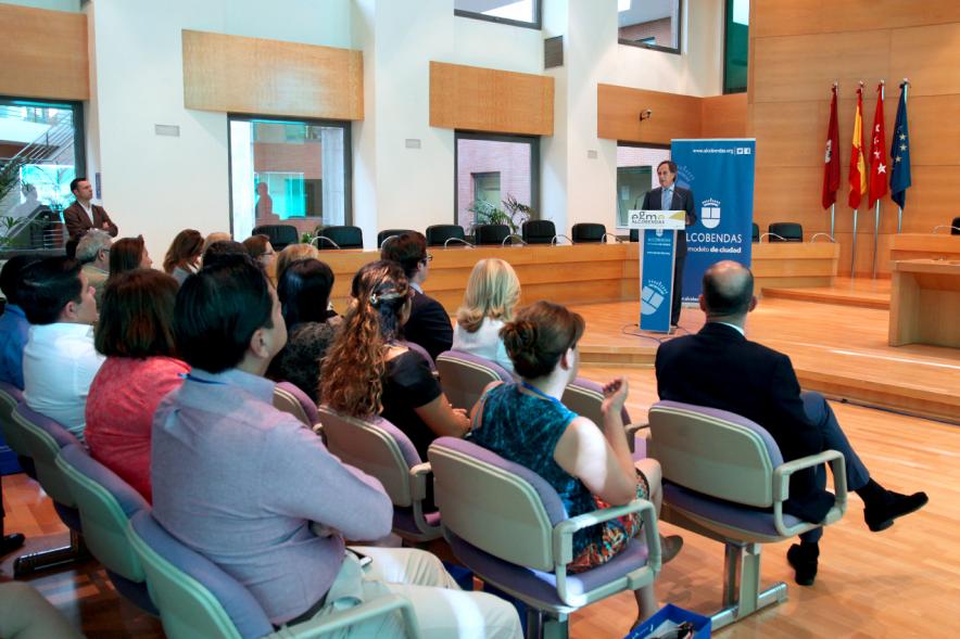 Recepción Alumnos 3ª Edición EGME - Presentación del alcalde.