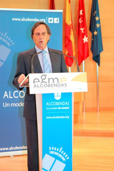 Recepción Alumnos 3ª Edición EGME - Presentación del alcalde.
